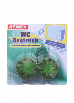 Таблетки для сливного бачка унитаза Лесная свежесть Reinex Wasserkastenautomat grün 2 шт (4068400010636)
