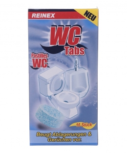 Таблетки для чистки унитазов Reinex WC-Reiniger-Tabs 16шт (4068400011220)
