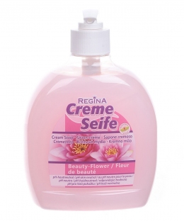 Жидкое крем-мыло  для  рук Regina Cremeseife Beauty Flower (Reinex) Цветы красоты 500 мл  (4068400003331)