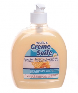 Жидкое крем-мыло  для рук  Regina Cremeseife Honig Milch (Reinex) Мед и молоко 500 мл (4068400003348)